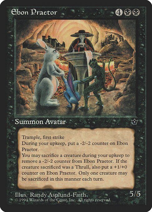 Ebon Praetor card from FEM #product-3630