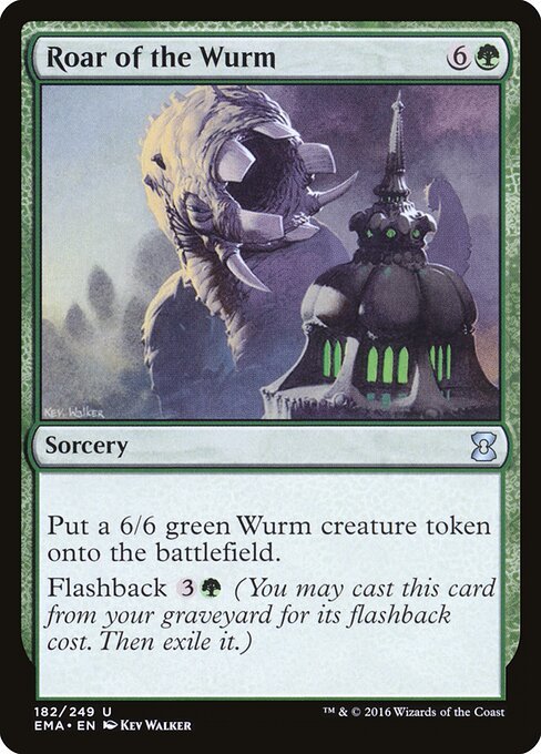 Roar of the Wurm card from EMA #182