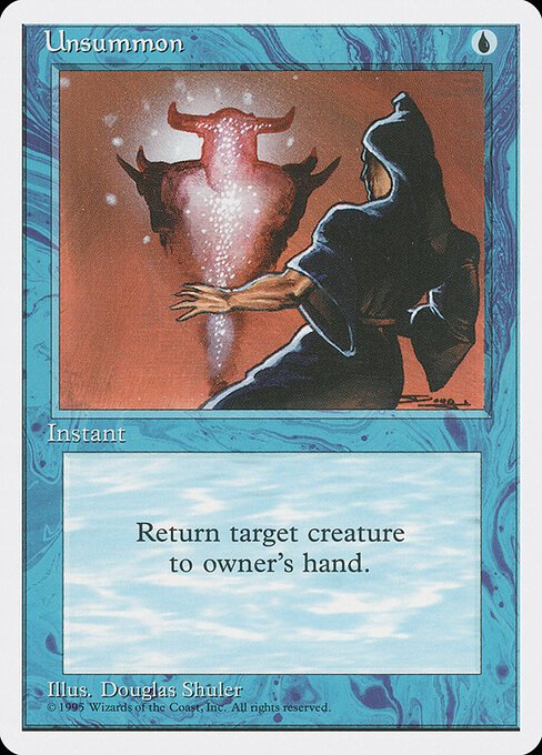Unsummon card from 4ED #product-1969