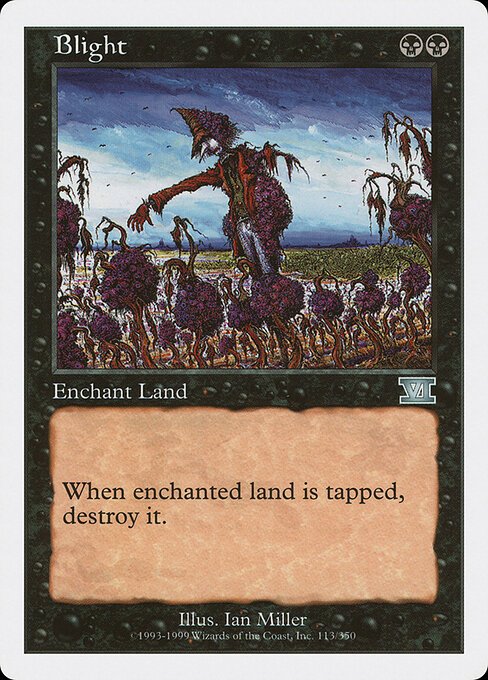 Blight card from 6ED #113