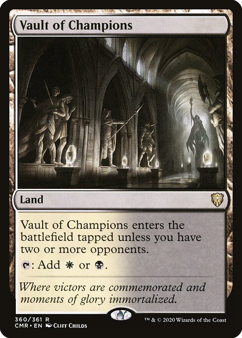 Vault of Champions card from CMR #360