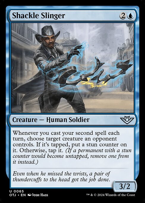 Shackle Slinger card from OTJ #65