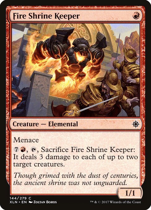 Fire Shrine Keeper card from XLN #144