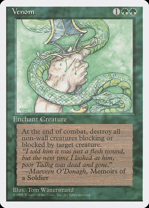 Venom card from 4ED #product-1974