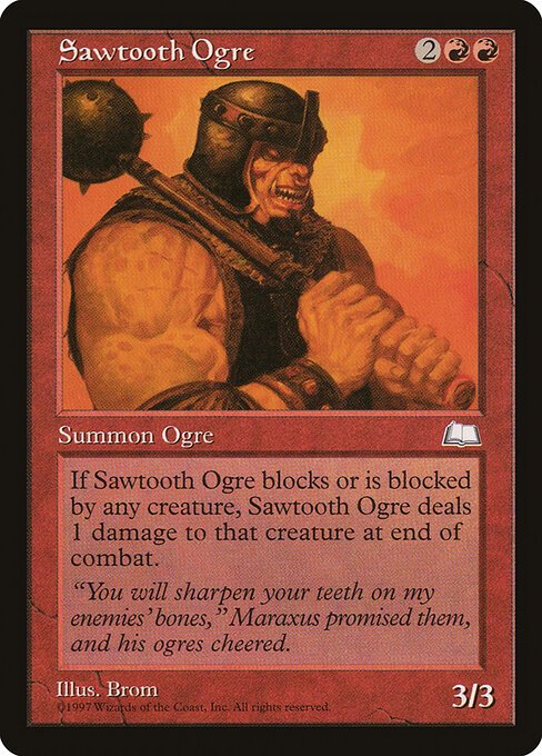 Sawtooth Ogre card from WTH #product-6094