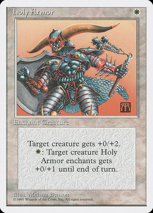 Holy Armor card from 4ED #product-1785
