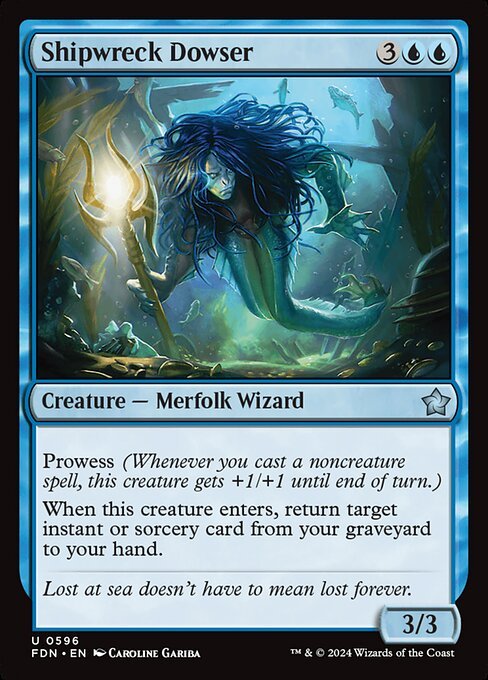 Shipwreck Dowser card from FDN #596