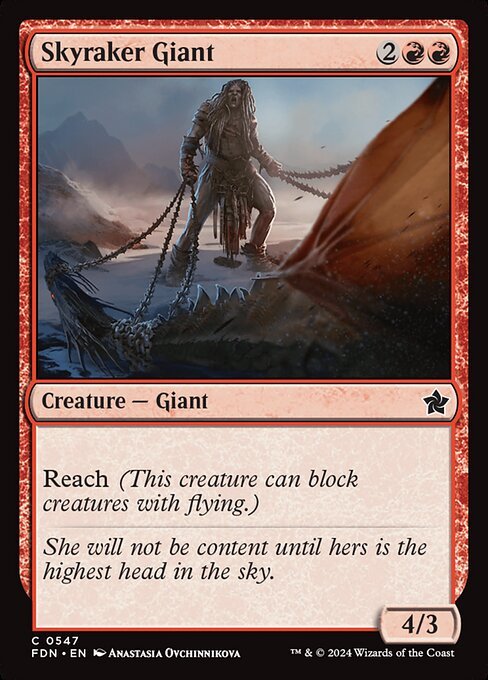 Skyraker Giant card from FDN #547
