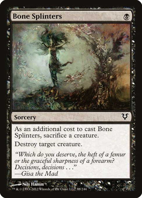 Bone Splinters card from AVR #88