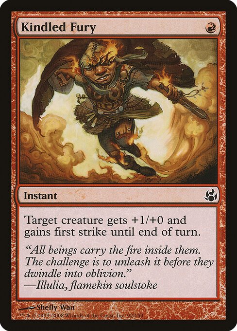 Kindled Fury card from MOR #92