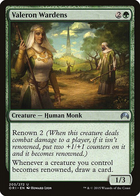 Valeron Wardens card from ORI #203