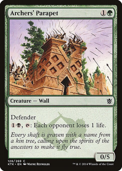 Archers' Parapet card from KTK #128