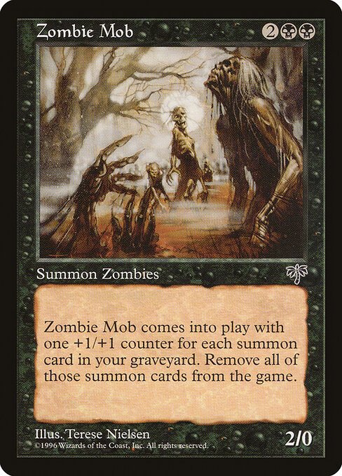 Zombie Mob card from MIR #product-5306