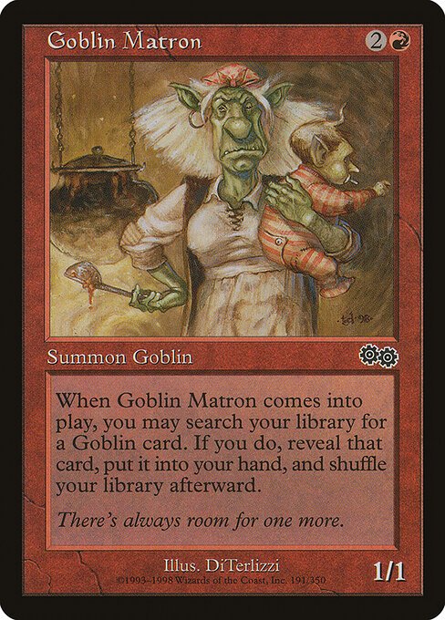 Goblin Matron card from USG #191