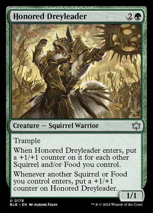 Honored Dreyleader card from BLB #178