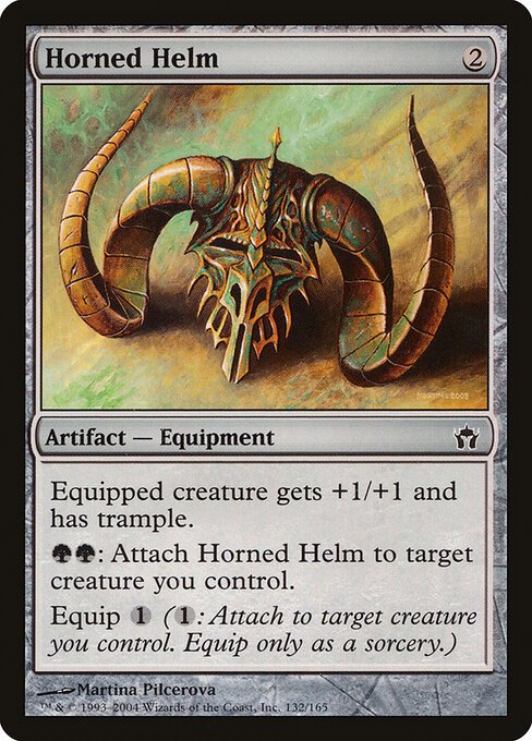 Horned Helm card from 5DN #132
