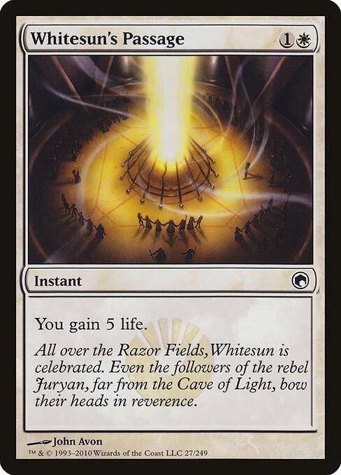 Whitesun's Passage card from SOM #27