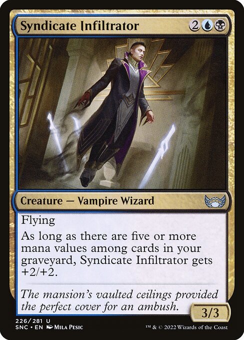 Syndicate Infiltrator card from SNC #226
