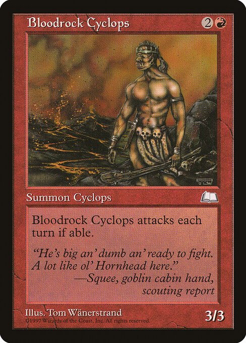 Bloodrock Cyclops card from WTH #product-5991
