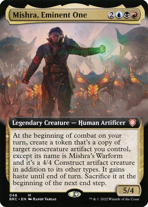 Mishra, Eminent One card from BRC #48