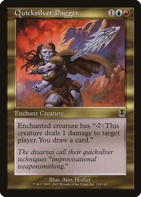 Quicksilver Dagger card from APC #118