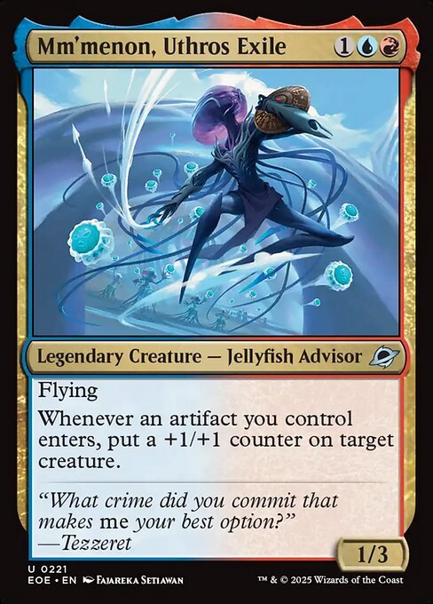Mm'menon, Uthros Exile card from EOE #221