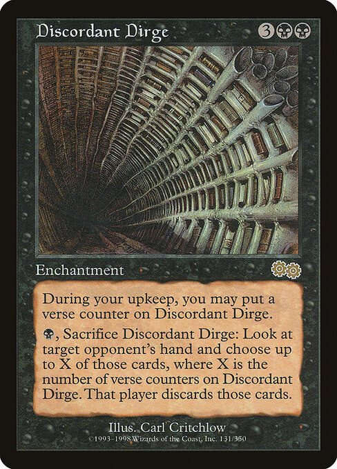 Discordant Dirge card from USG #131