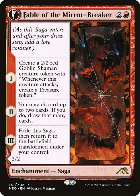 Fable of the Mirror-Breaker card from NEO #141