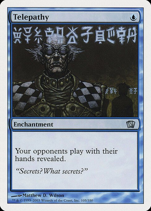 Telepathy card from 8ED #105