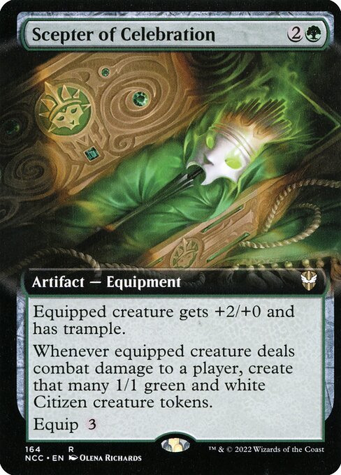 Scepter of Celebration card from NCC #164