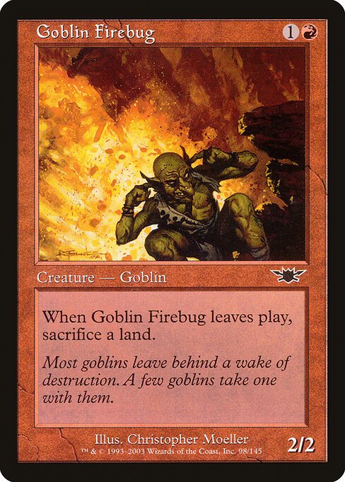 Goblin Firebug card from LGN #98