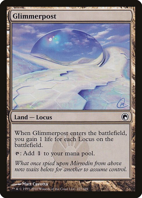 Glimmerpost card from SOM #227