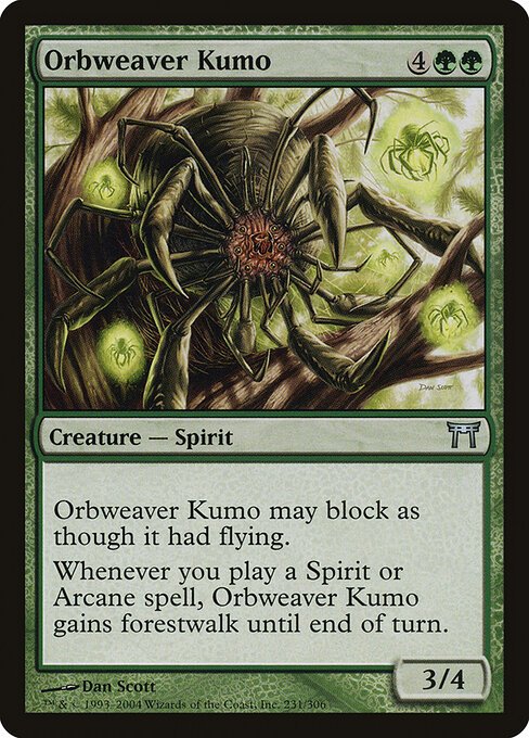 Orbweaver Kumo card from CHK #231