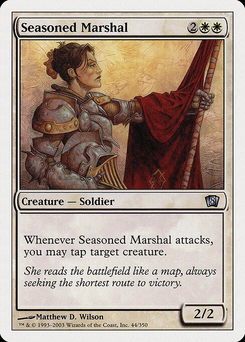 Seasoned Marshal card from 8ED #44
