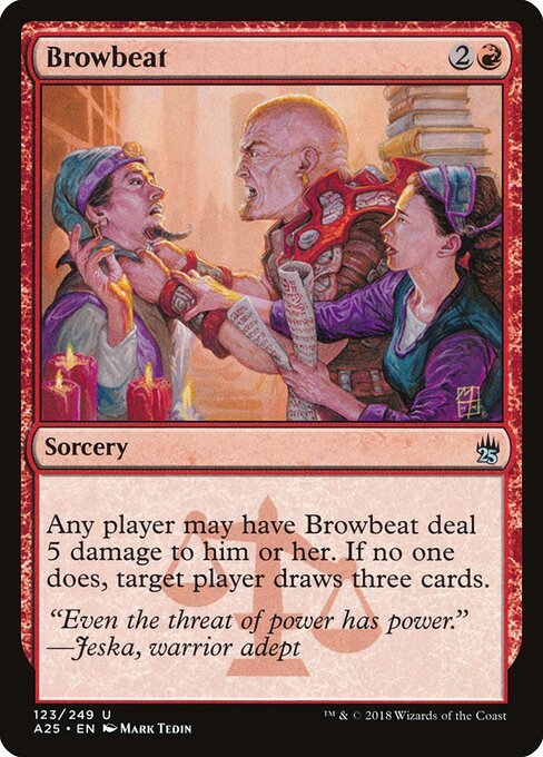 Browbeat card from A25 #123