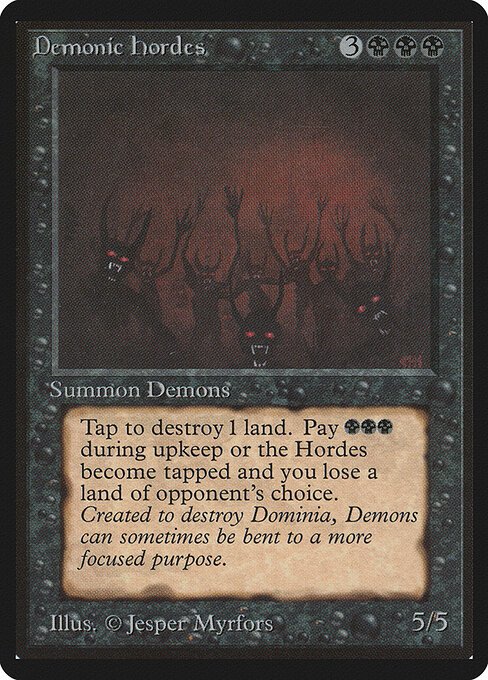 Demonic Hordes card from LEB #product-8731