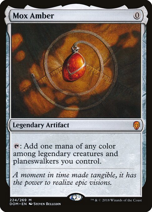 Mox Amber card from DOM #224