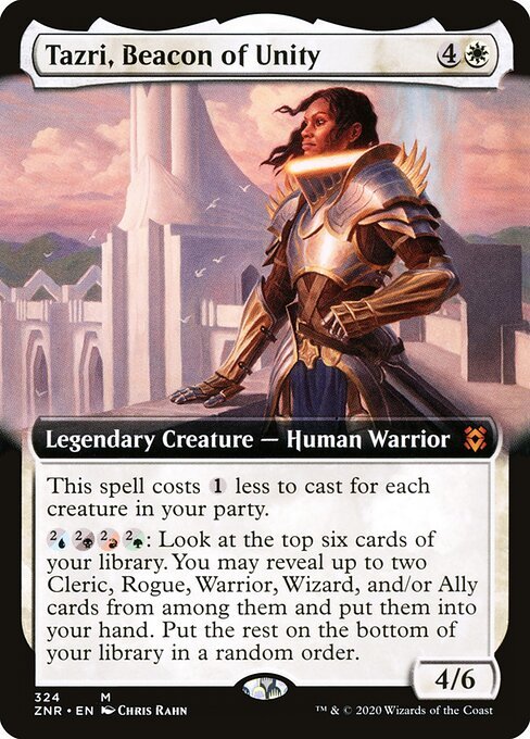Tazri, Beacon of Unity card from ZNR #324
