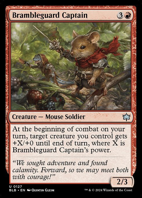 Brambleguard Captain card from BLB #127