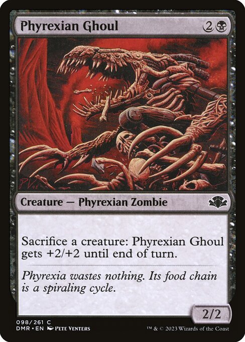 Phyrexian Ghoul card from DMR #98