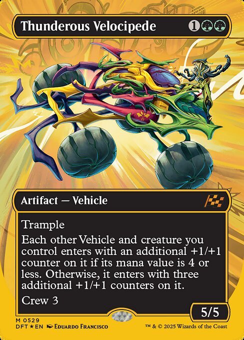Thunderous Velocipede card from DFT #529