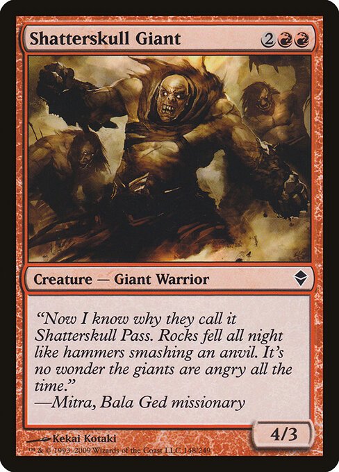 Shatterskull Giant card from ZEN #148