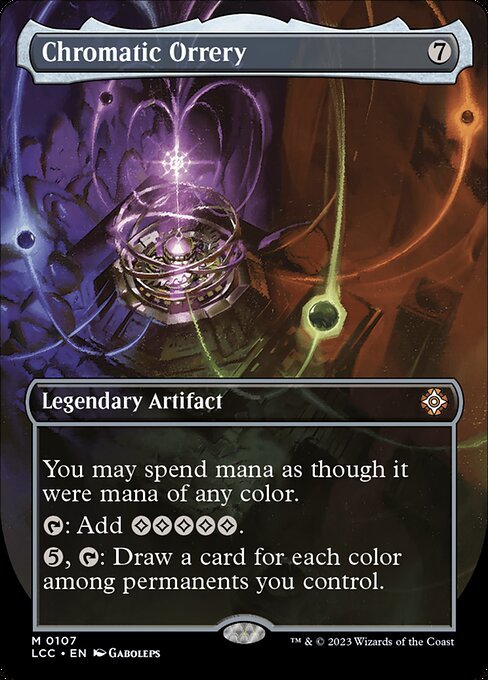 Chromatic Orrery card from LCC #107