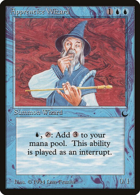 Apprentice Wizard card from DRK #product-3479