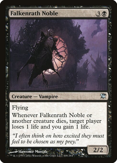 Falkenrath Noble card from ISD #100