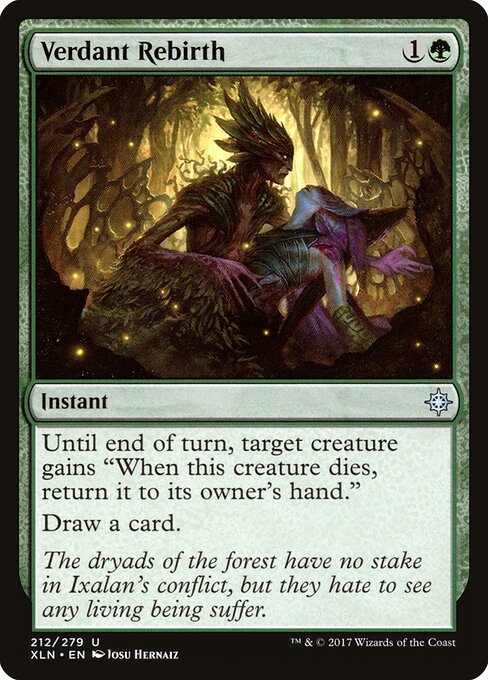 Verdant Rebirth card from XLN #212