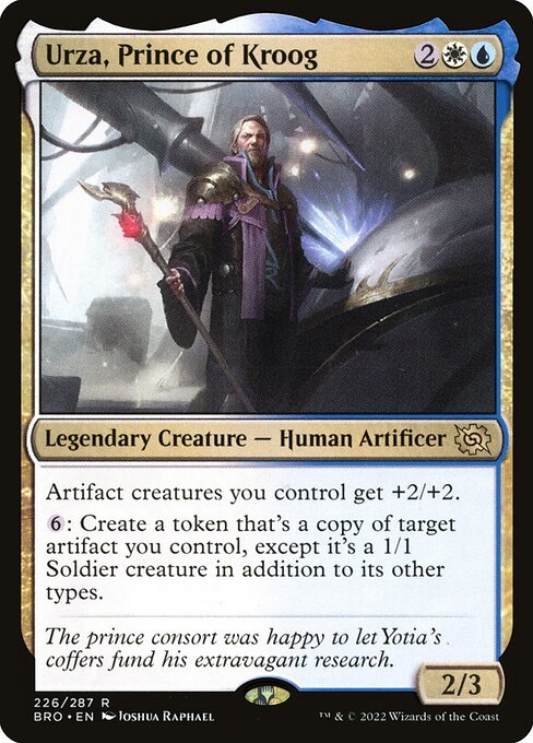 Urza, Prince of Kroog card from BRO #226