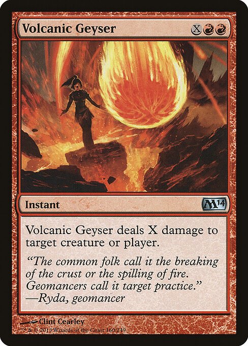 Volcanic Geyser card from M14 #160