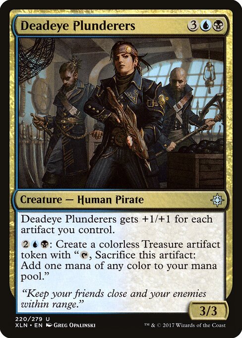 Deadeye Plunderers card from XLN #220