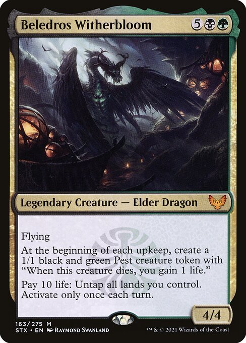 Beledros Witherbloom card from STX #163